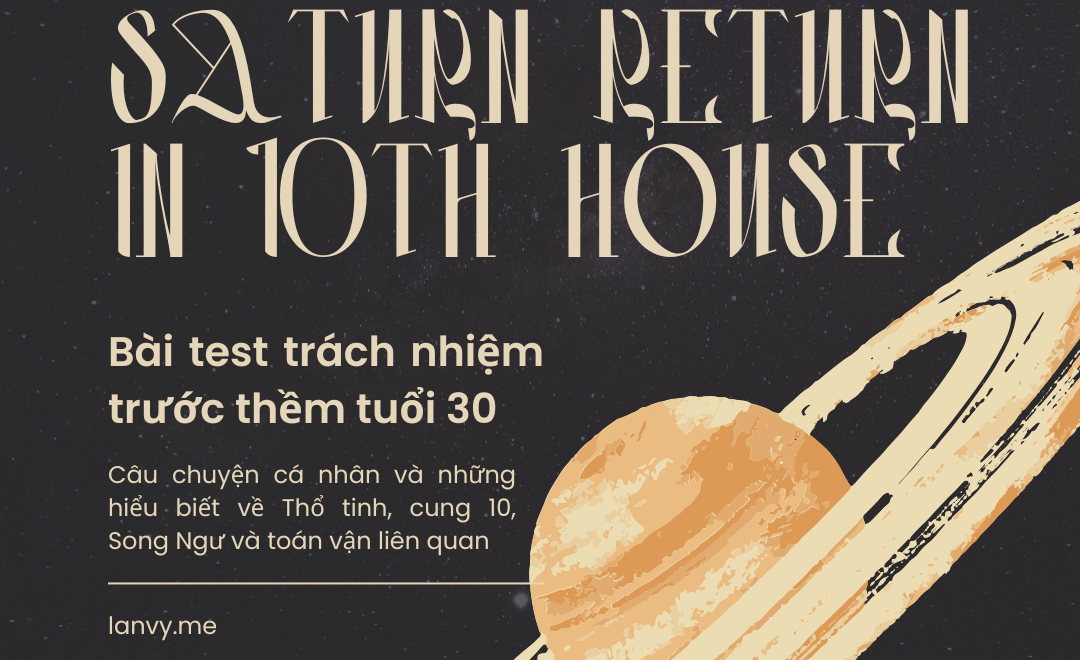 Thổ tinh hồi vị trước thềm tuổi 30