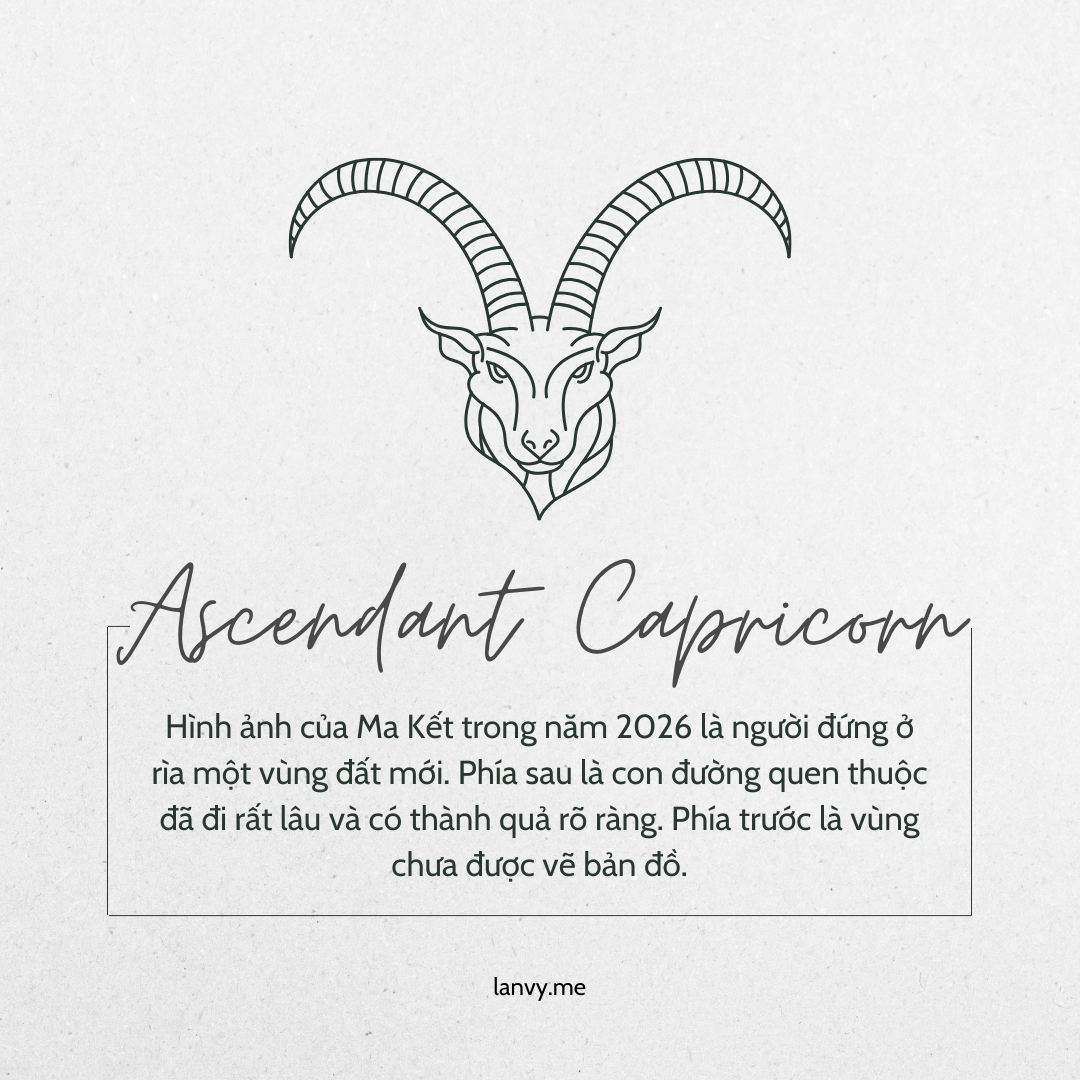 Dự báo chiêm tinh Mọc Ma Kết 2026