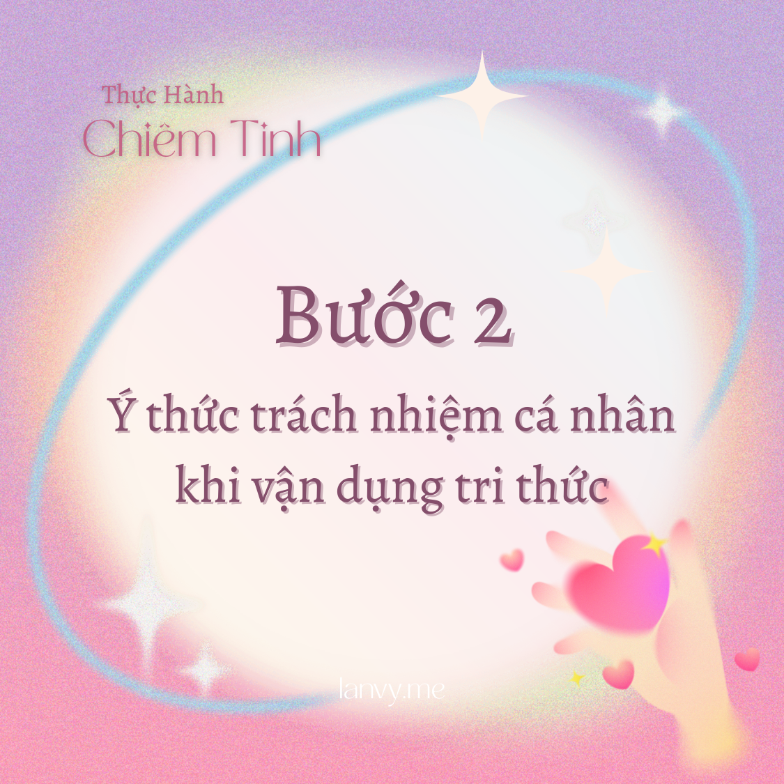 Bước 2 — Ý thức trách nhiệm cá nhân khi vận dụng tri thức